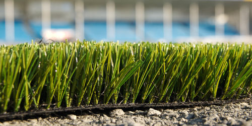 Plastic synthetic grass